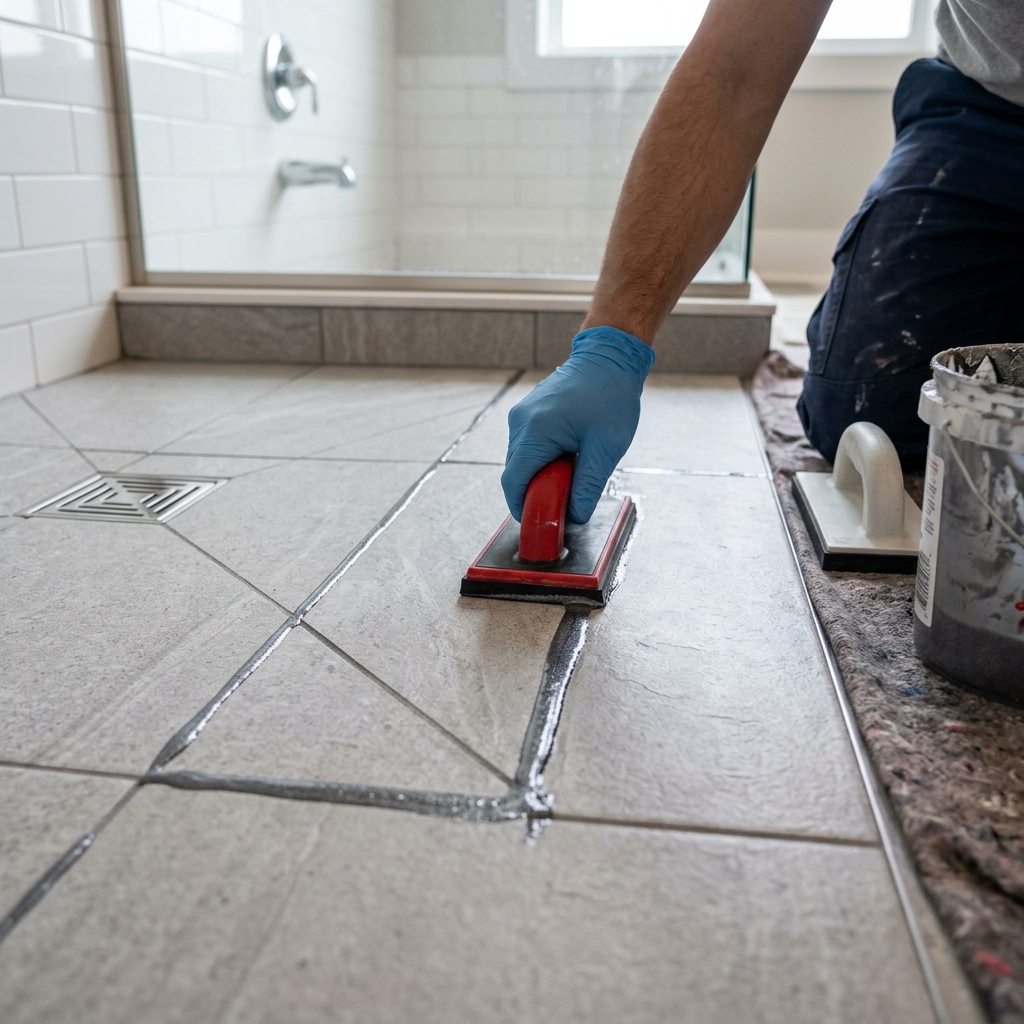 Independent Villa Bathroom Epoxy Tile Grouting